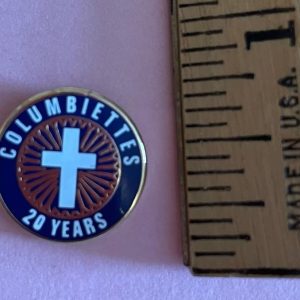 Columbiette Anniversary Pin - 20 Years