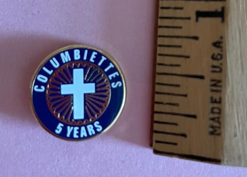 Columbiette Anniversary Pin - 5 Years