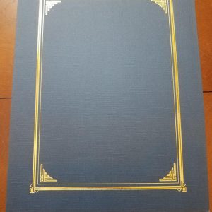 CERTIFICATE-Folders - Blue for Certificates