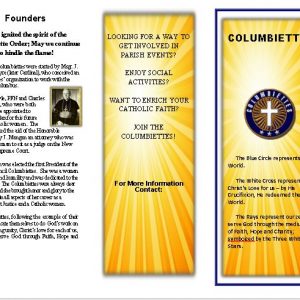 Promotional Brochure Columbiettes 50 max per order