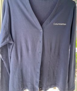 Stretch Cotton Cardigan with Columbiette NAME ONLY  2XL