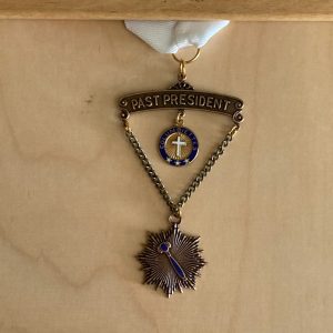 Officers Jewel - Past President with ribbon