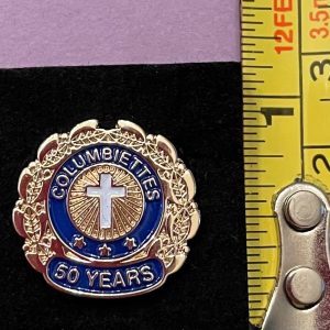 Columbiette 50 Year Pin (small)